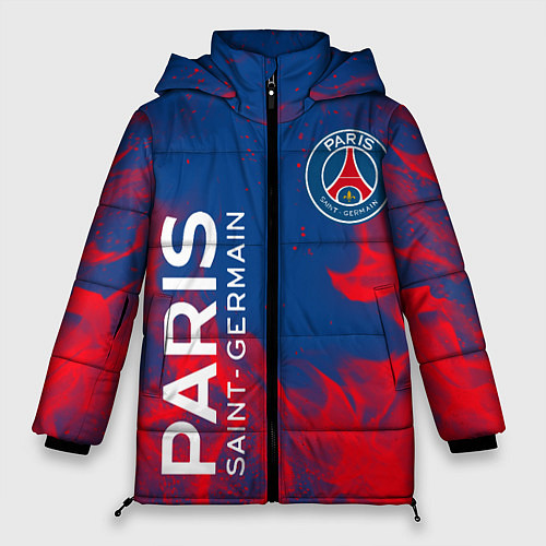 Женская зимняя куртка ФК ПСЖ PARIS SAINT GERMAIN / 3D-Красный – фото 1