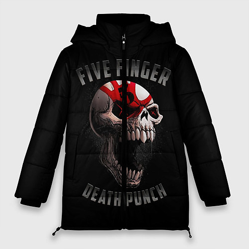 Женская зимняя куртка Five Finger Death Punch 5FDP / 3D-Красный – фото 1