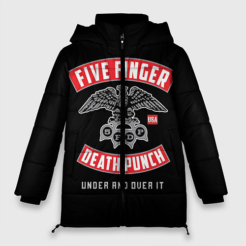 Женская зимняя куртка Five Finger Death Punch 5FDP / 3D-Черный – фото 1