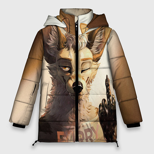 Женская зимняя куртка Furry jackal / 3D-Черный – фото 1