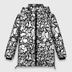 Женская зимняя куртка Абстрактная жидкость