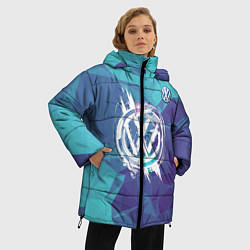 Куртка зимняя женская VOLKSWAGEN, цвет: 3D-светло-серый — фото 2