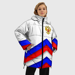Куртка зимняя женская РОССИЯ ФОРМА АБСТРАКТНЫЙ, цвет: 3D-светло-серый — фото 2