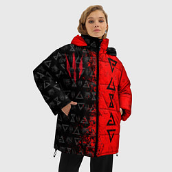 Куртка зимняя женская THE WITCHER 9, цвет: 3D-черный — фото 2