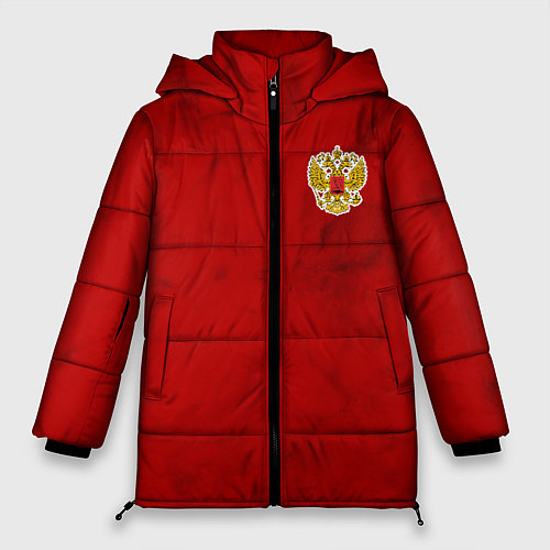 Женская зимняя куртка СБОРНАЯ РОССИИ 2021 ФОРМА / 3D-Черный – фото 1