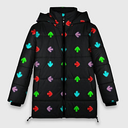 Куртка зимняя женская Friday night funky arrows, цвет: 3D-красный