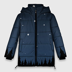 Женская зимняя куртка Ночное небо