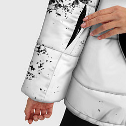 Куртка зимняя женская БЕРСЕРК logo чб, цвет: 3D-черный — фото 2