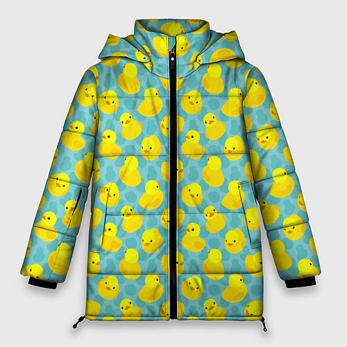 Женская зимняя куртка Уточка / 3D-Черный – фото 1