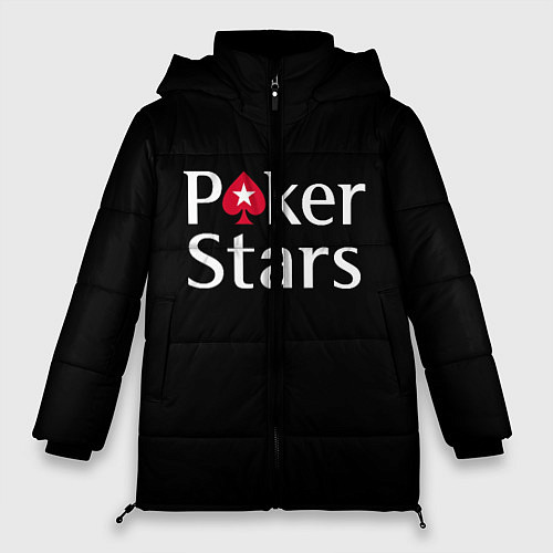 Женская зимняя куртка Poker Stars / 3D-Черный – фото 1