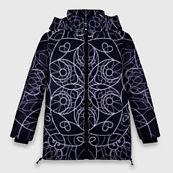 Куртка зимняя женская Узор, цвет: 3D-черный