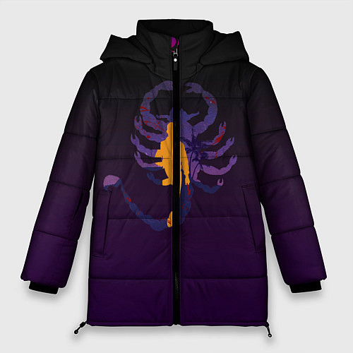 Женская зимняя куртка Drive - Retrowave / 3D-Светло-серый – фото 1