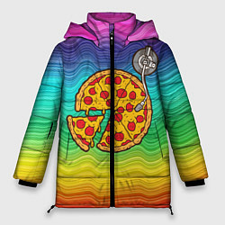 Куртка зимняя женская D j Пицца, цвет: 3D-черный
