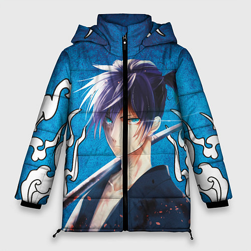 Женская зимняя куртка Бездомый Бог Ятогами / 3D-Черный – фото 1