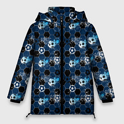 Куртка зимняя женская Football, цвет: 3D-черный