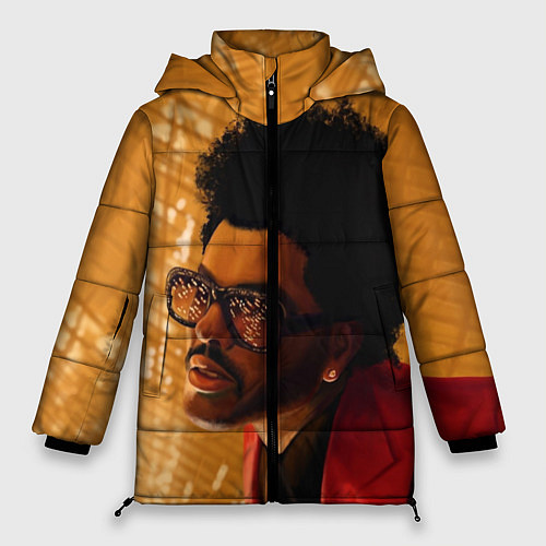 Женская зимняя куртка After Hours - The Weeknd / 3D-Черный – фото 1