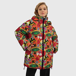 Куртка зимняя женская Казино, цвет: 3D-черный — фото 2