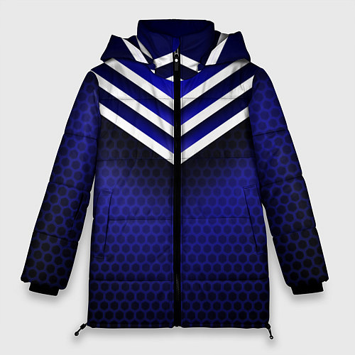 Женская зимняя куртка Sport blue style / 3D-Черный – фото 1