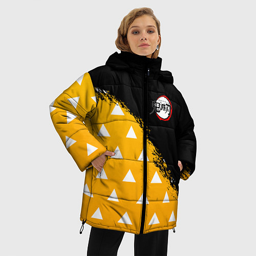 Женская зимняя куртка КОСТЮМ ЗЕНИЦУ ZENITSU KNY / 3D-Светло-серый – фото 3