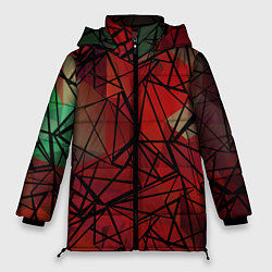 Женская зимняя куртка Абстрактный геометрический