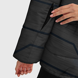 Куртка зимняя женская СОВРЕМЕННАЯ ТЕХНОЛОГИЯ СТАЛЬ, цвет: 3D-черный — фото 2