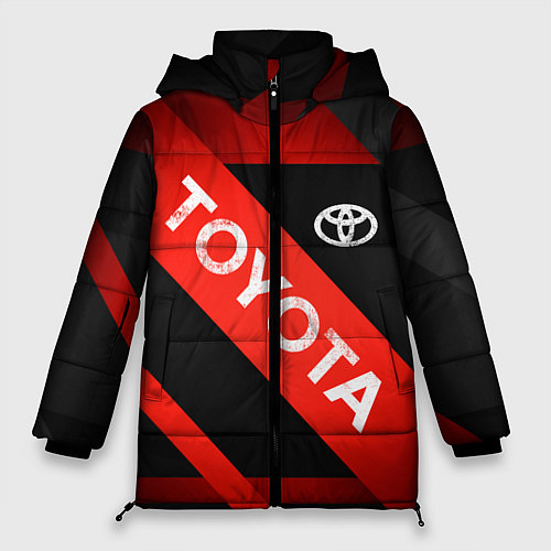 Женская зимняя куртка TOYOTA LINES / 3D-Черный – фото 1