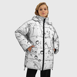 Куртка зимняя женская Утренний дождь, цвет: 3D-черный — фото 2