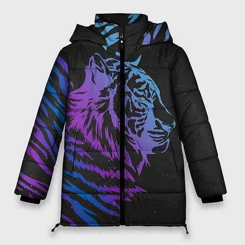 Женская зимняя куртка Tiger Neon / 3D-Черный – фото 1