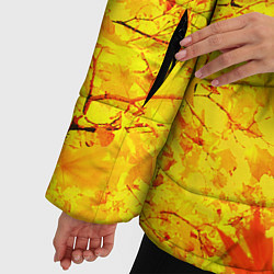Куртка зимняя женская ОСЕННИЕ ЦВЕТА ЗОЛОТАЯ ОСЕНЬ, цвет: 3D-черный — фото 2