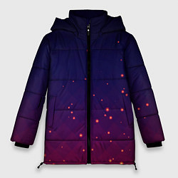 Куртка зимняя женская Gradient background, цвет: 3D-светло-серый