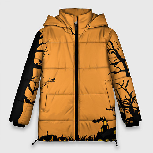 Женская зимняя куртка Orange Halloween TRD / 3D-Черный – фото 1