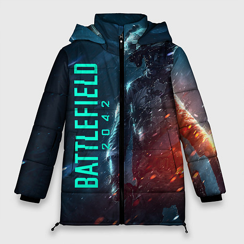 Женская зимняя куртка BATTLEFIELD 2042 SOLDIER WARS / 3D-Черный – фото 1