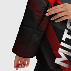 Куртка зимняя женская Геометрия митсубиси, цвет: 3D-светло-серый — фото 2