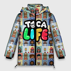 Куртка зимняя женская Toca Life, цвет: 3D-светло-серый