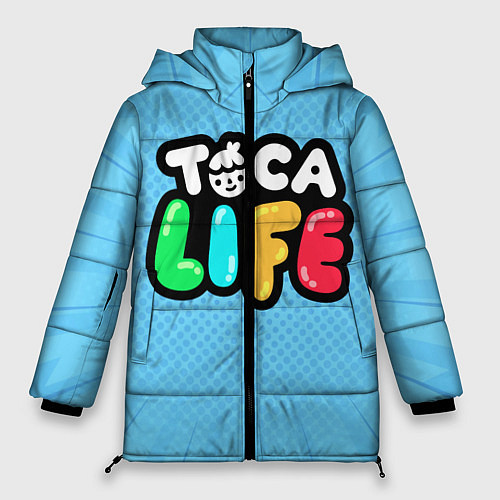 Женская зимняя куртка Toca Life: Logo / 3D-Черный – фото 1