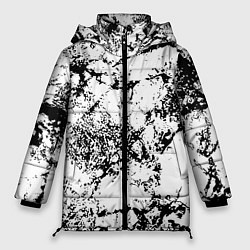 Женская зимняя куртка Эффект линогравюры