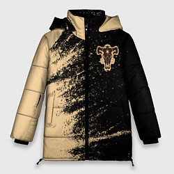Куртка зимняя женская Black clover bull, цвет: 3D-черный