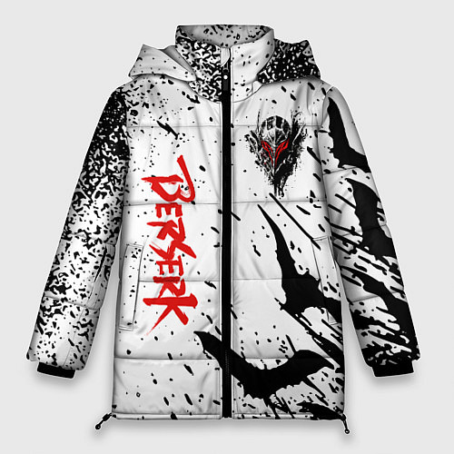 Женская зимняя куртка Берсерк: Гранж / 3D-Черный – фото 1