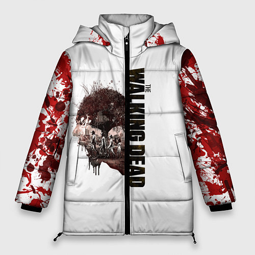 Женская зимняя куртка Ходячие Мертвецы 11 / 3D-Черный – фото 1