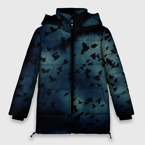 Женская зимняя куртка Flock of birds / 3D-Черный – фото 1