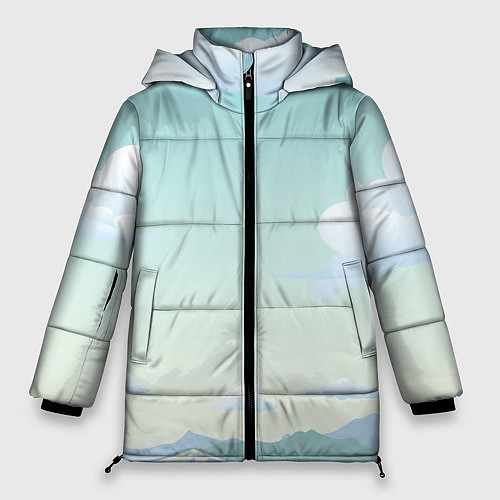 Женская зимняя куртка Чистая природа / 3D-Черный – фото 1
