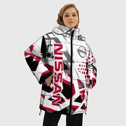 Куртка зимняя женская Nissan Ниссан, цвет: 3D-черный — фото 2