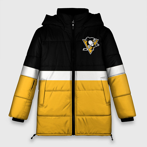 Женская зимняя куртка Питтсбург Пингвинз НХЛ / 3D-Черный – фото 1