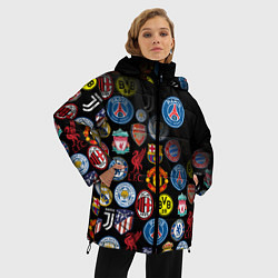 Куртка зимняя женская PSG LOGOBOMBING, цвет: 3D-светло-серый — фото 2