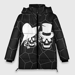 Куртка зимняя женская Вечная парочка, цвет: 3D-черный