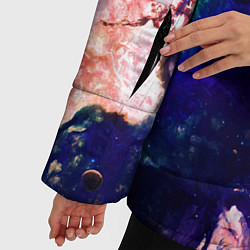 Куртка зимняя женская НЕОНОВЫЕ КОСМОС NEON SPACE, цвет: 3D-красный — фото 2