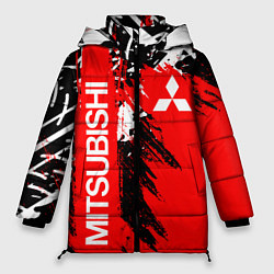 Куртка зимняя женская MITSUBISHI МИЦУБИСИ МИТСУБИСИ МИЦУБИШИ, цвет: 3D-черный