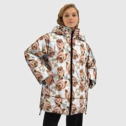 Куртка зимняя женская Йоркширский Терьер York, цвет: 3D-черный — фото 2