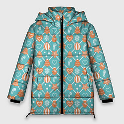 Куртка зимняя женская Christmas Mood, цвет: 3D-светло-серый