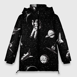 Женская зимняя куртка Космический вояж